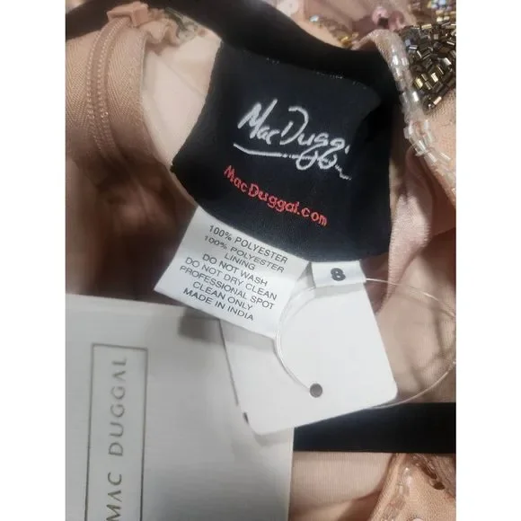 - NWT Mac Duggal GEO EMBELLISHED MIDI SHEATH DRESS size 8 $498. H - Picture 10 of 13